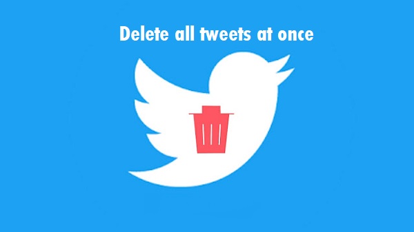 How to delete all tweets at once