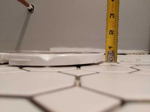 What Is A Toilet Flange 1/2 Above Floor?