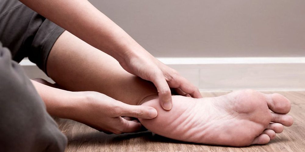 What causes chronic pain in the ankle